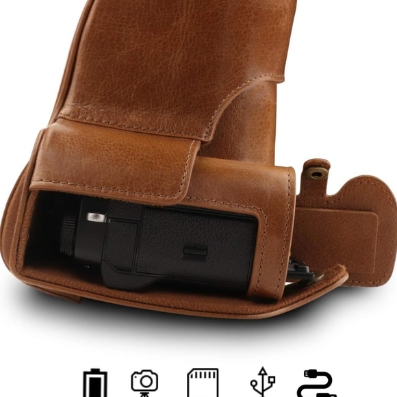 MegaGear MG1551 Ever Ready Genuine Leather Camera Case for Fujifilm X-T3 - Picture 15 of 15